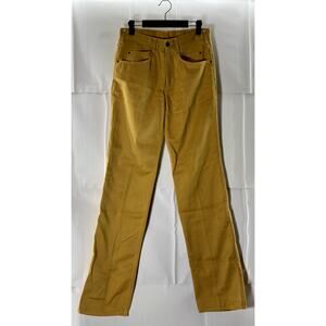 CAROCHE Men's Khaki Straight-Leg Five-Pocket Sanforized Pants SZ 30X36